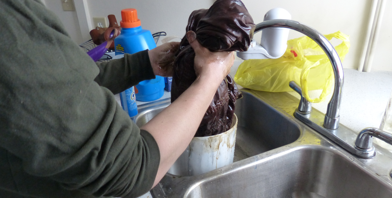 Illustration for article titled Dyeing Clothes With Used Motor Oil Is The Best And Worst Solution To Your Stain Problem
